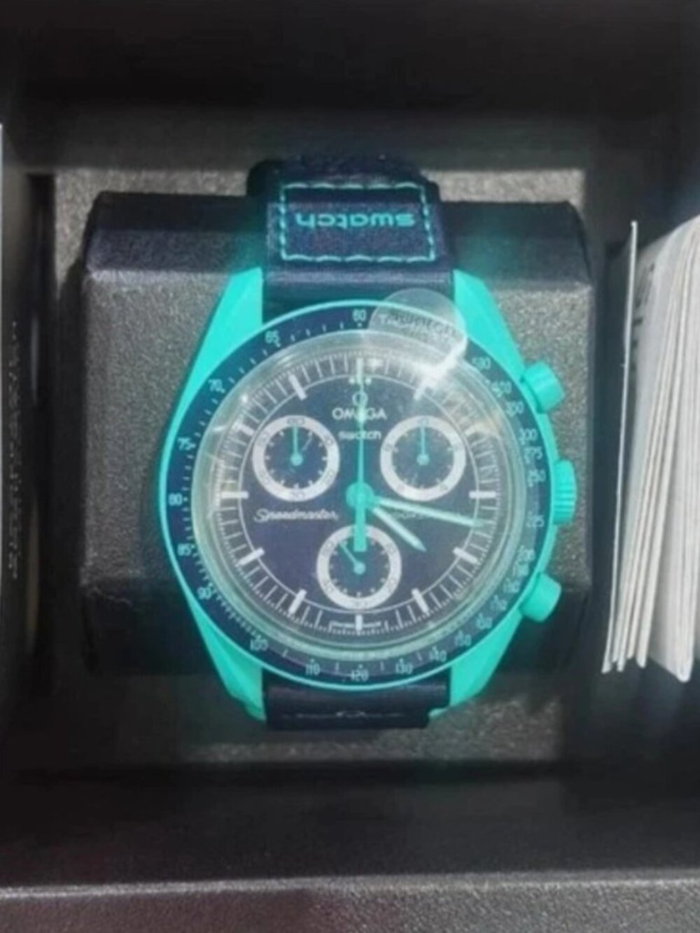 Swatch omega Speedmaster MoonSwatch mission on earth